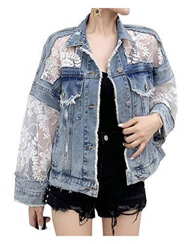 【Eaphi】PATCHWORK EMBROIDERY LACE JACKET PATCHWORK EMBROIDERY LACE JACKET